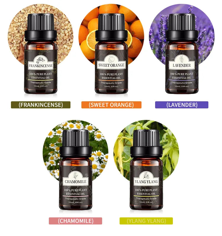 🌿 Huiles Essentielles à Diffuser – Collection Bien-Être & Aromathérapie