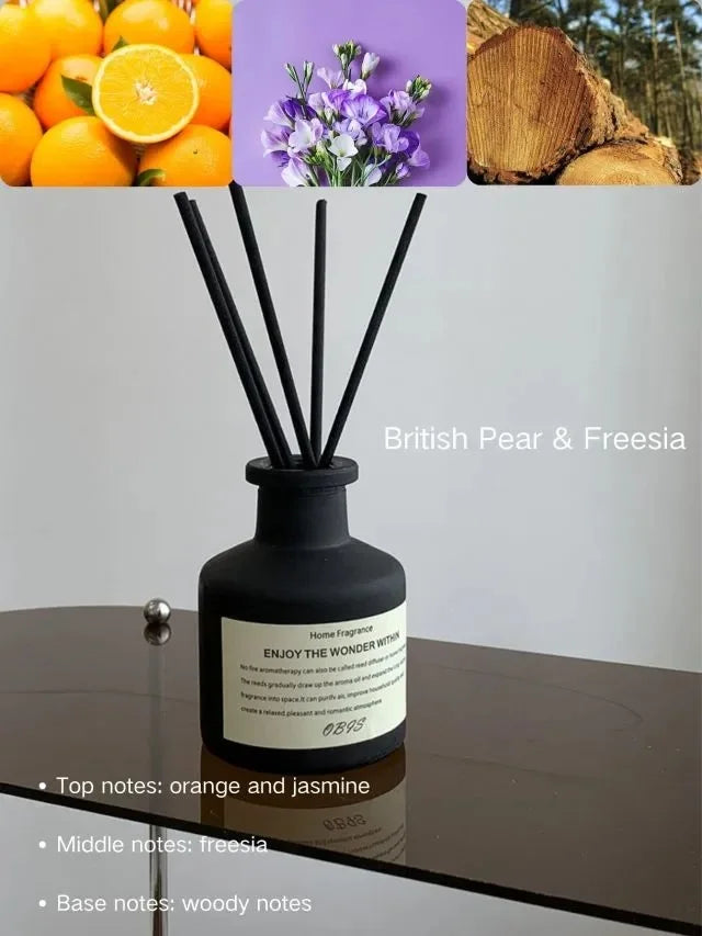 đž Huile Essentielle dâAromathĂ©rapie 50ml â Freesia & Jasmin avec BĂątons Diffuseurs
