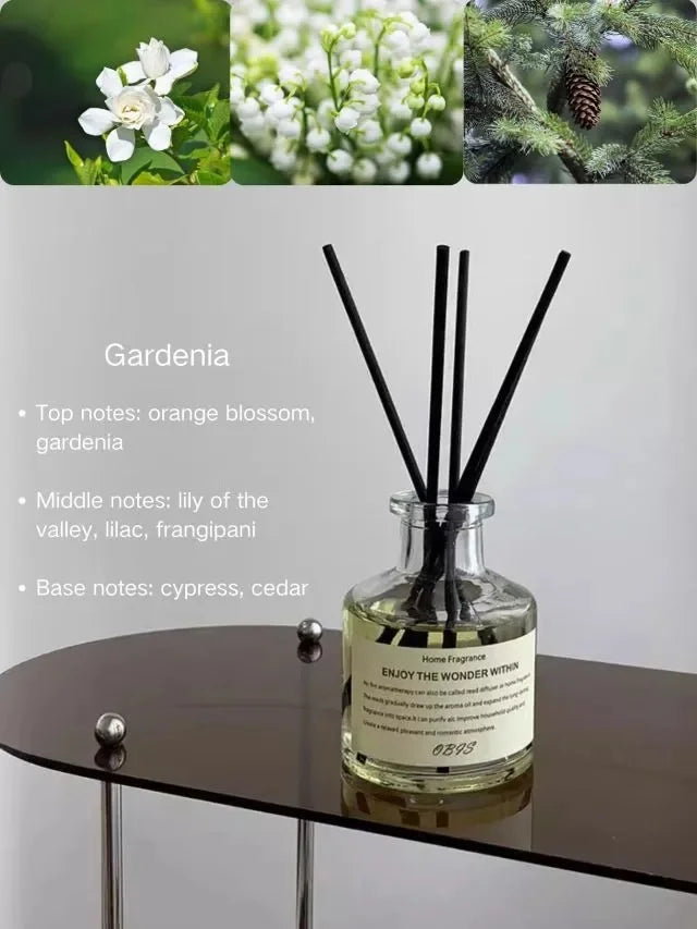 đž Huile Essentielle dâAromathĂ©rapie 50ml â Freesia & Jasmin avec BĂątons Diffuseurs