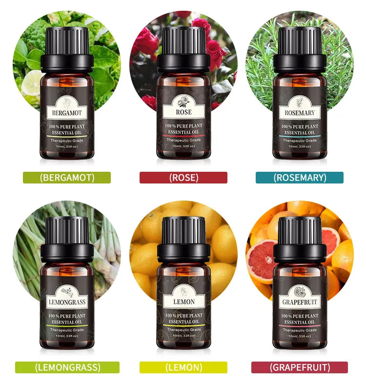 🌿 Huiles Essentielles à Diffuser – Collection Bien-Être &amp; Aromathérapie